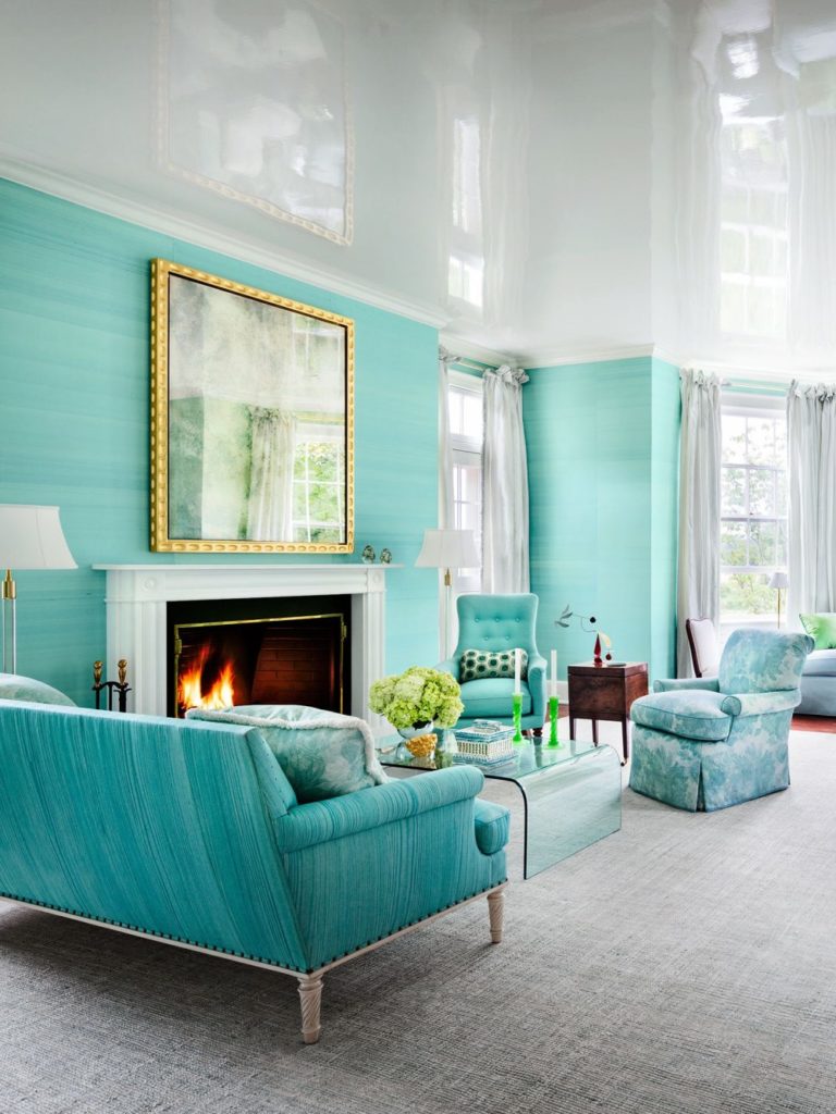 Turquoise Living Room Ideas: Decor Tips for Turquoise Living Room - Go