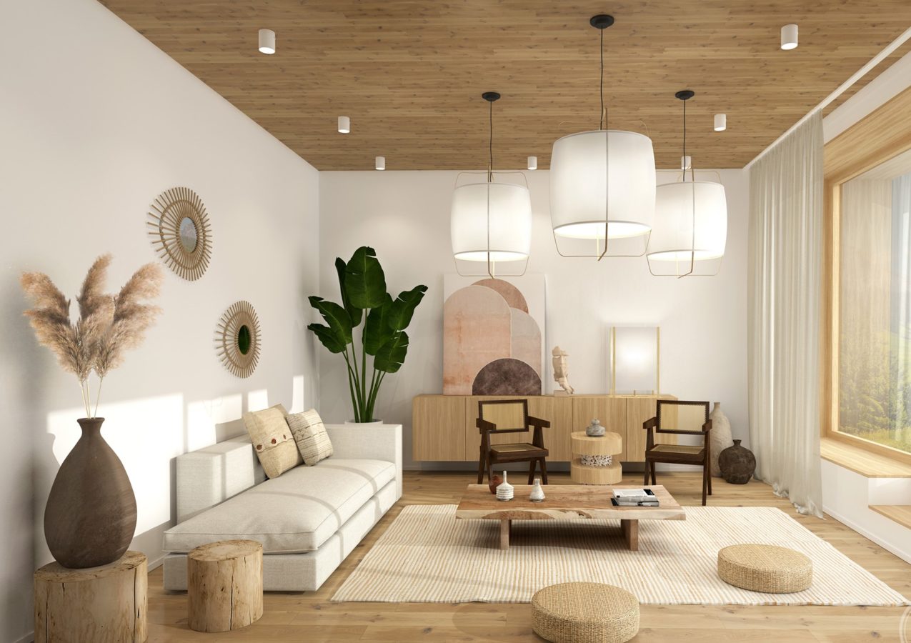 living room design japanese style